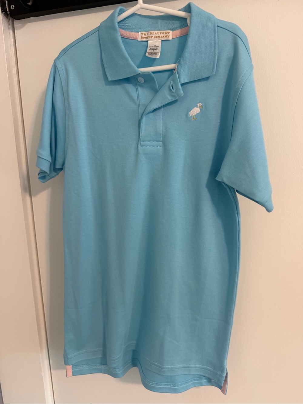 The Beaufort Bonnet Company Boys Light Blue Polo Shirt